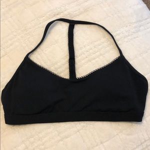 Black fabletics sports bra